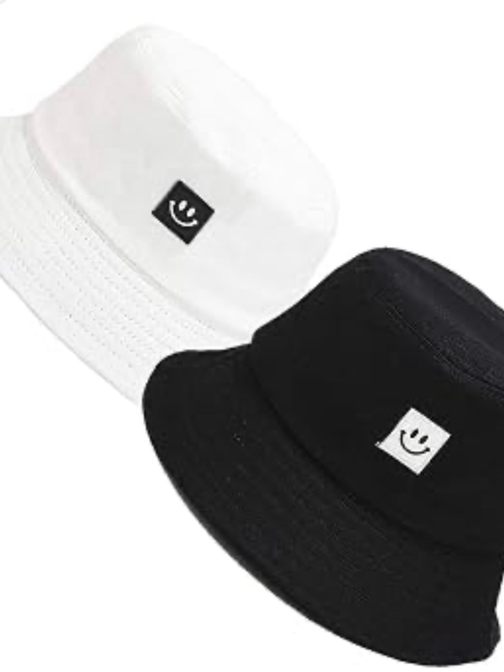 Smiley  Bucket Hat - White or Black PICK ONE